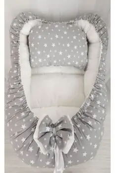 Bebeconfor BABY NEST WITH GREY STARS	ახალშობილის ბუდე