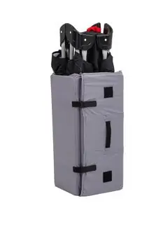 Graco PLAYARD ROLL A BED BLACK GREY ორ დონიანი საწოლ-მანეჟი, 5 image