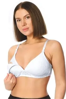 Caramell Feeding Bra White ლაქტაციის ბიუსტჰალტერი