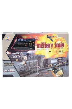 Military Train With Sound And Light 6668-1 სამხედრო მატარებლის ნაკრები