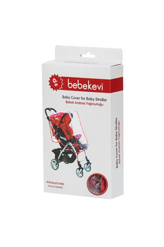 Bebekevi 736 Baby Cover For Baby Stroller ეტლის საწვიმარი, 2 image