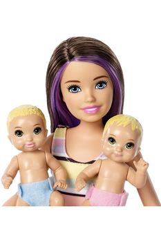 Barbie Babysitter Skipper Sleep Training Playset GFL38 - ბარბის თოჯინა აქსესუარებით, 4 image