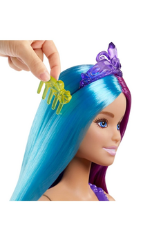 Barbie Dreamtopia Long Hair Doll GFT39 ბარბის თოჯინა გვირგვინით და აქსესუარებით, 6 image