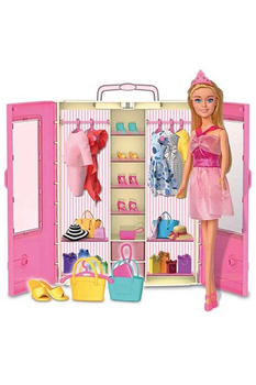 Dede 03828 Linda's Wardrobe with Baby - სათამაშო თოჯინა აქსესუარებით, 2 image