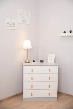 KikkaBoo Chipboard Dresser Elon Grey ახალშობილის გამოსაცვლელი კომოდი, 3 image