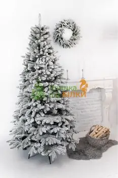 Global Snow-Covered Christmas Tree PVC+PE 210 CM ნაძვის ხე დათოვლილი შერეული სილიკონის წიწვებით, 3 image