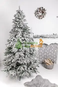 Kovalivian Snow-Covered Christmas Tree PE 300 CM ნაძვის ხე დათოვლილი ტოტებით, 100% სილიკონი, 3 image