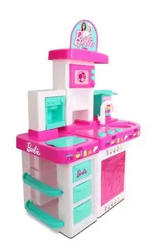 Barbie Large Kitchen with Light and Sound - ბარბის ფუნქციური სათამაშო სამზარეულო, 15 image