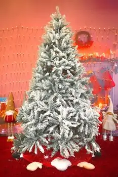 Snow-Covered Christmas Tree საახალწლო ნაძვის ხე დათოვლილი ტოტებით 210 სმ, 8 image
