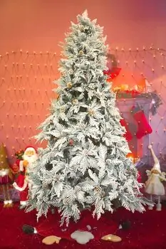 Christmas Tree 240 CM Snow-Covered საახალწლო ნაძვის ხე დათოვლილი ტოტებით, 7 image