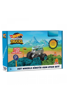 Hot Wheels HHJ36 Monster Trucks Kinetic Sand Play Set - კინეტიკური ქვიშის ნაკრები