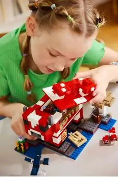 Lego Minecraft 21270 The Mooshroom House, 8 image