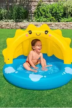 Bestway 52637 Sunny Days Shaded Kiddie Pool - გასაბერი აუზი, 8 image