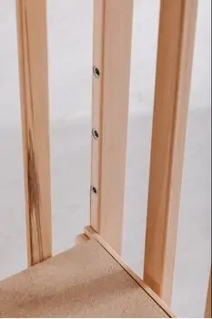 Baby When Fiore Natural Color Swinging and Wheeled Bedside Cradle ახალშობილის საწოლი, 4 image