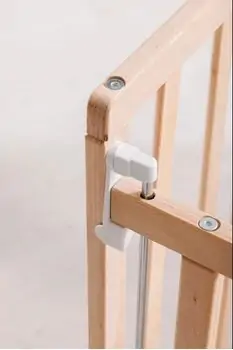 Baby When Fiore Natural Color Swinging and Wheeled Bedside Cradle ახალშობილის საწოლი, 5 image