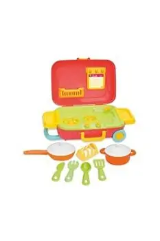 Dede 03478 BARBIE KITCHEN SET LUGGAGE სათამაშო სამზარეულოს აქსესუარები, 7 image
