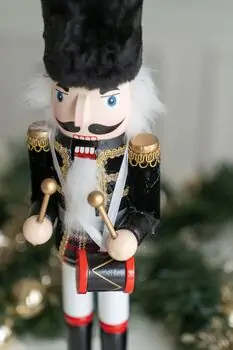 Drum Nutcracker Christmas Decoration - საახალწლო დეკორაცია მაკნატუნა, 3 image