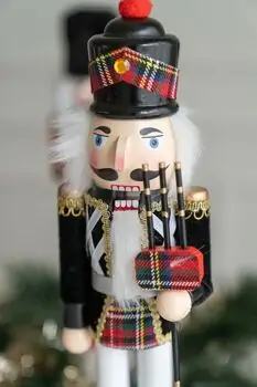 Bagpipe Nutcracker Christmas Decoration - საახალწლო დეკორაცია მაკნატუნა, 4 image
