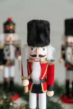 Sword Nutcracker Christmas Decoration - საახალწლო დეკორაცია მაკნატუნა, 2 image