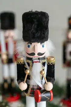 Drum Nutcracker Christmas Decoration - საახალწლო დეკორაცია მაკნატუნა, 2 image
