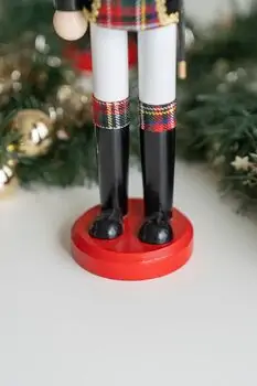 Bagpipe Nutcracker Christmas Decoration - საახალწლო დეკორაცია მაკნატუნა, 2 image