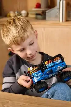 Lego Technic 42219 Monster Jam™ Grave Digger™ Fire and Ice, 8 image