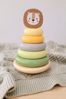 MY FOREST FRIENDS LION STACKING TOWER-ლომის დასაწყობი კოშკი, 7 image