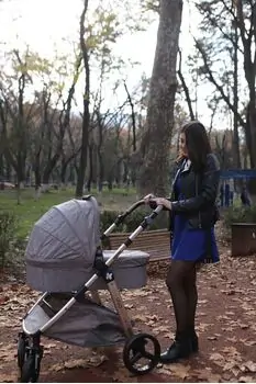 KikkaBoo UGO Melange Beige 4in1 საბავშვო ეტლის კომპლექტი, 24 image
