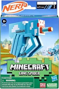 Nerf Micro Shot Minecraft Cave Spider Blaster - სათამაშო თოფი, 3 image