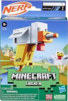 Hasbro Nerf Micro Shot Minecraft Chicken Blaster - სათამაშო თოფი, 3 image