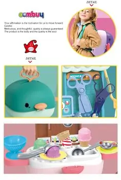 Whale backpack suitcase ice cream table საბავშვო აქსესუარები პიკნიკისთვის, 7 image