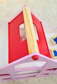 Wooden Doll House For Kids - თოჯინის სახლი ავეჯით, 11 image