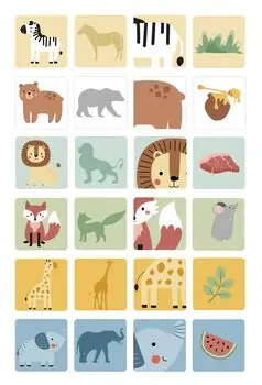 My Forest Friends Stacking Animal Blocks Board Game - ხის განსავითარებელი სათამაშო კუბიკები, 4 image