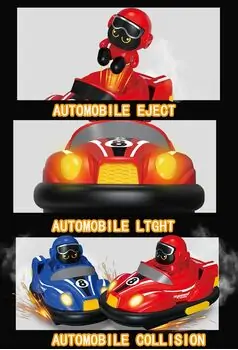 Remote Control Bumper Car With Light And Sound -  სათამაშო დისტანციური მანქანა განათებით და ხმოვანი ფუნქციით, 7 image