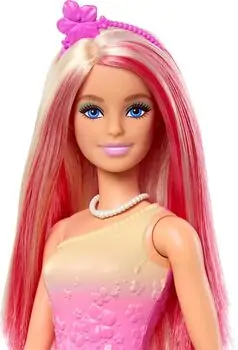 Barbie Royal Doll with Brightly Highlighted Fantasy Hair - ბარბის თოჯინა, 4 image