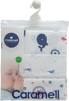 Caramell Newborn Baby Blanket Sea World ახალშობილის გასახვევი, 3 image