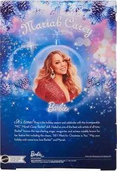 Mariah Carey Barbie Doll, Holiday Celebration Collectible - ბარბი მერაია ქერის სათამაშო თოჯინა, 6 image
