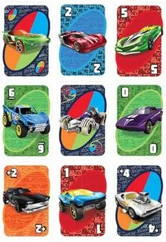 Hot Wheels Uno Express - უნო თამაში ჰოთ ვილსის თემატიკით, 3 image