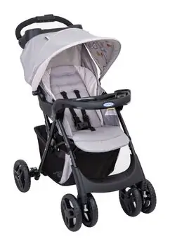 Graco 2x1 COMFY CRUISER ADORABLE TS W/R44 (MEA) ახალშობილის ეტლის კომპლექტი, 2 image