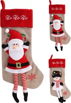 Christmas Decorative Socks - საახალწლო დეკორატიული წინდა