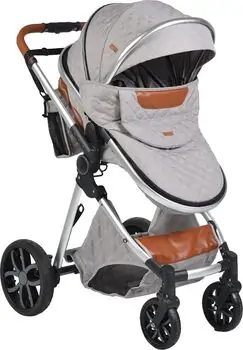 Cangaroo Alma Grey 3 In 1 საბავშვო ტრანსფორმერი ეტლი, 3 image