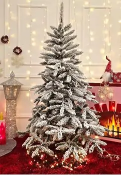 Victoria Snow-Covered Christmas Tree PVC 180 CM ნაძვის ხე დათოვლილი ტოტებით