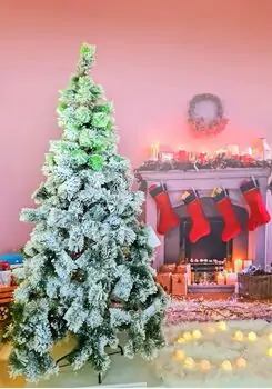 Snow-Covered Christmas Tree დათოვლილი საახალწლო ნაძვის ხე 210 სმ (OT736)