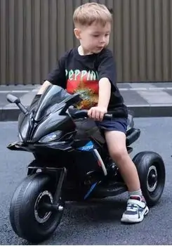 Ride On Motorcycle Black - ელექტრო მოტო