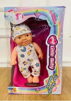 TOY DOLL WITH CARRIER სათამაშო თოჯინა კალათით, 2 image