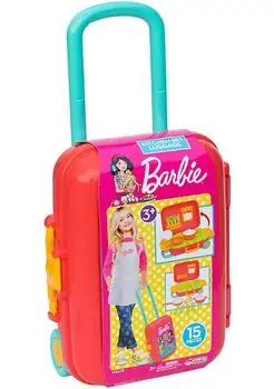 Dede 03478 BARBIE KITCHEN SET LUGGAGE სათამაშო სამზარეულოს აქსესუარები, 4 image