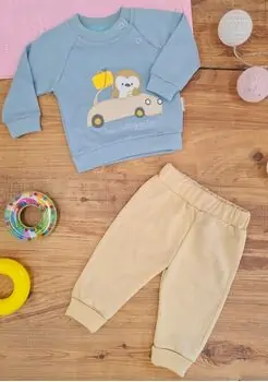 Penguin In The Car 2 In 1 Set საბავშვო ტანსაცმლის ნაკრები