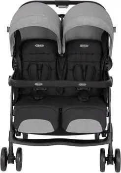 Graco DuoRider Steeple Grey ეტლი ტყუპებისთვის, 3 image