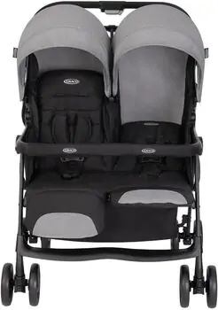 Graco DuoRider Steeple Grey ეტლი ტყუპებისთვის, 4 image
