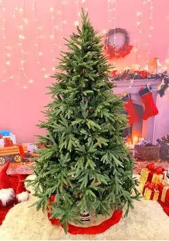 Christmas Tree 210 CM ნაძვის ხე შერეული სილიკონის წიწვებით